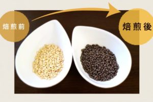 黒豆玄米コーヒーの焙煎方法