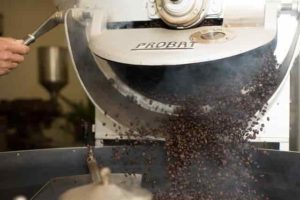ルカフェのコーヒー豆の焙煎